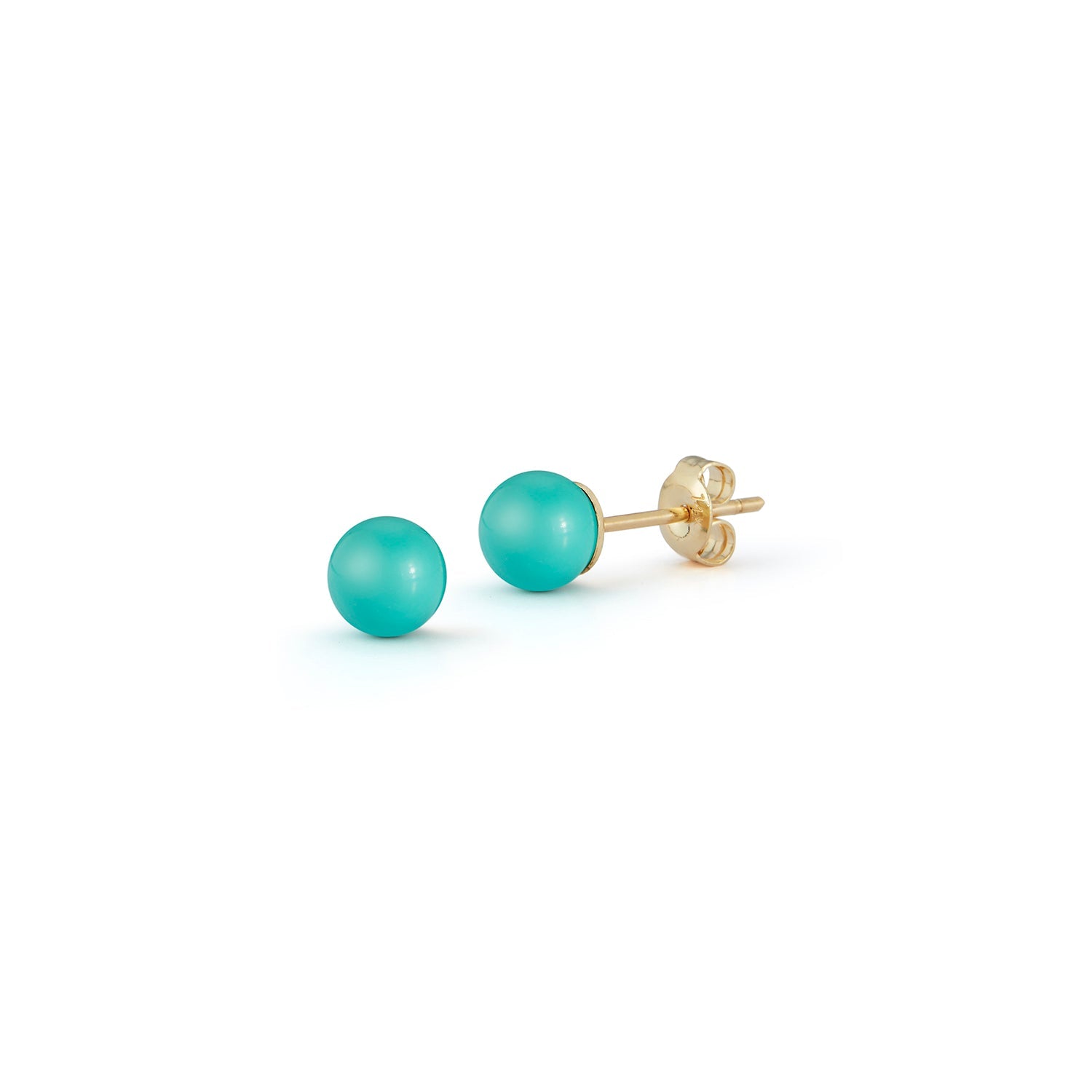 6mm Turquoise Studs