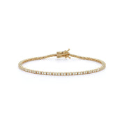 14kt Diamond Tennis Anklet