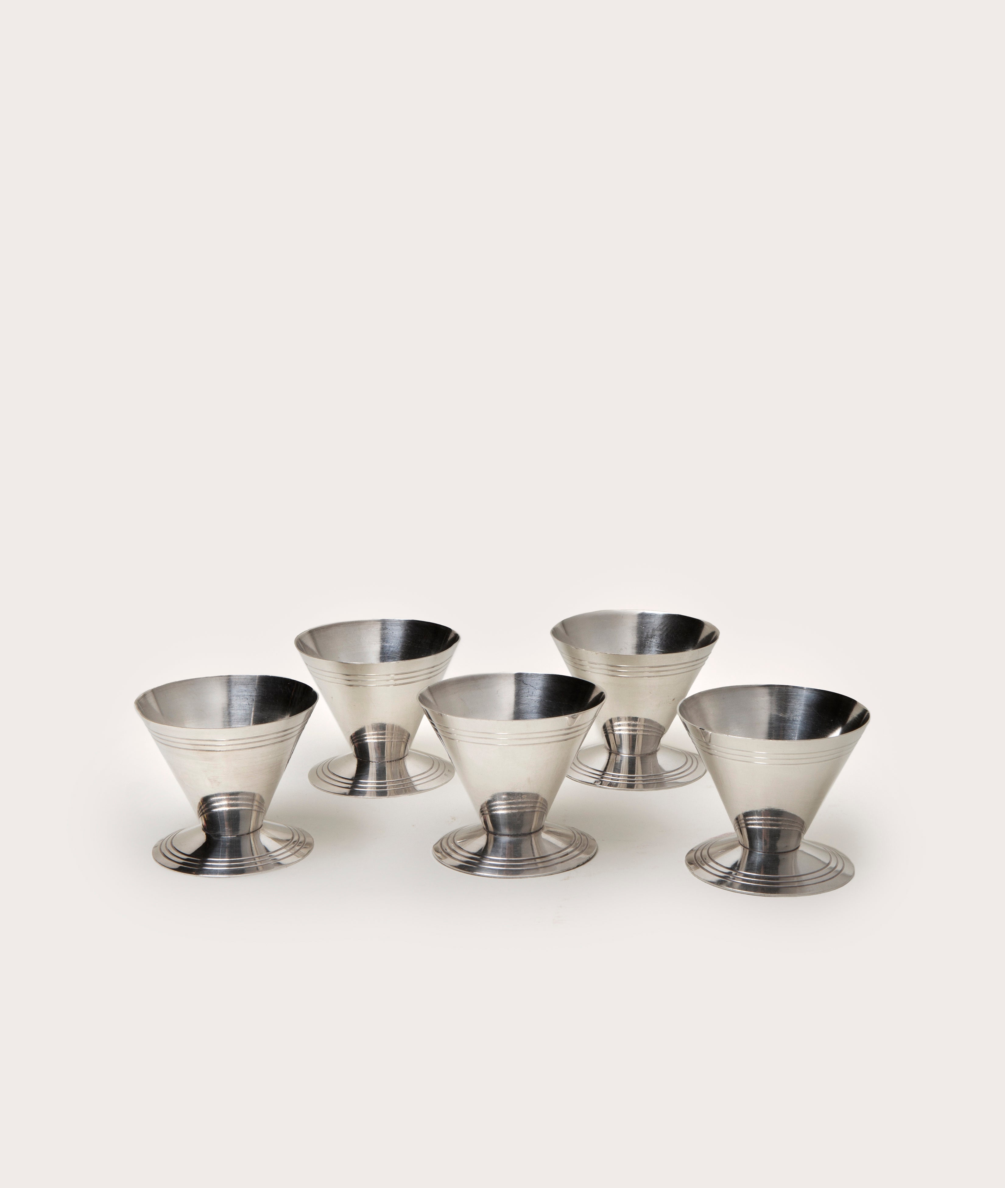 Small Footed Cups, Set of 5