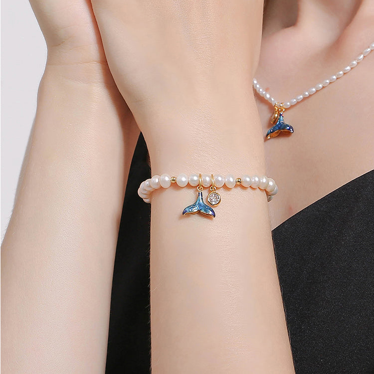 Mermaid Tail Pearl Bracelet