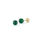 6mm Malachite Studs