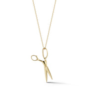 14kt Scissor Necklace