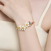 Daffodils & Butterfly Bracelet