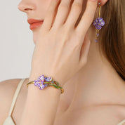 Iris Flower Cuff