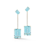 14kt Gold Something Blue Earrings