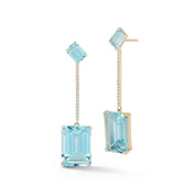 14kt Gold Something Blue Earrings