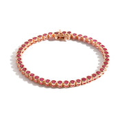 Stylish Round Colorful Zirconia Bracelet