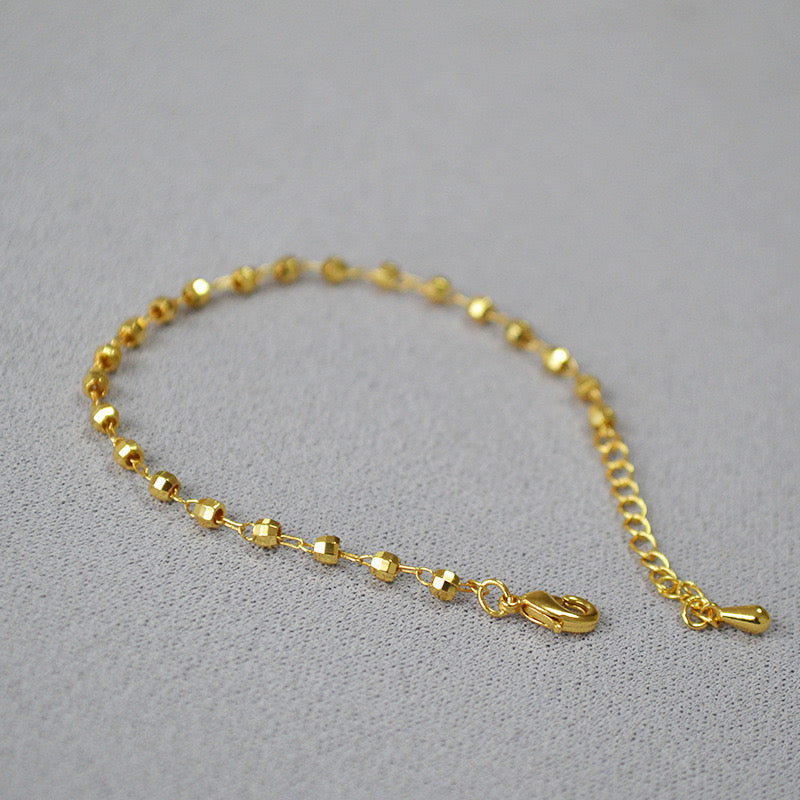 Mini Gold Ball Bracelet