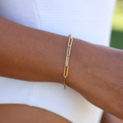 Heavy Paperclip Bracelet