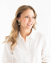 Charlotte Pearl Drop Earrings