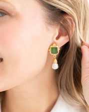 Charlotte Pearl Drop Earrings