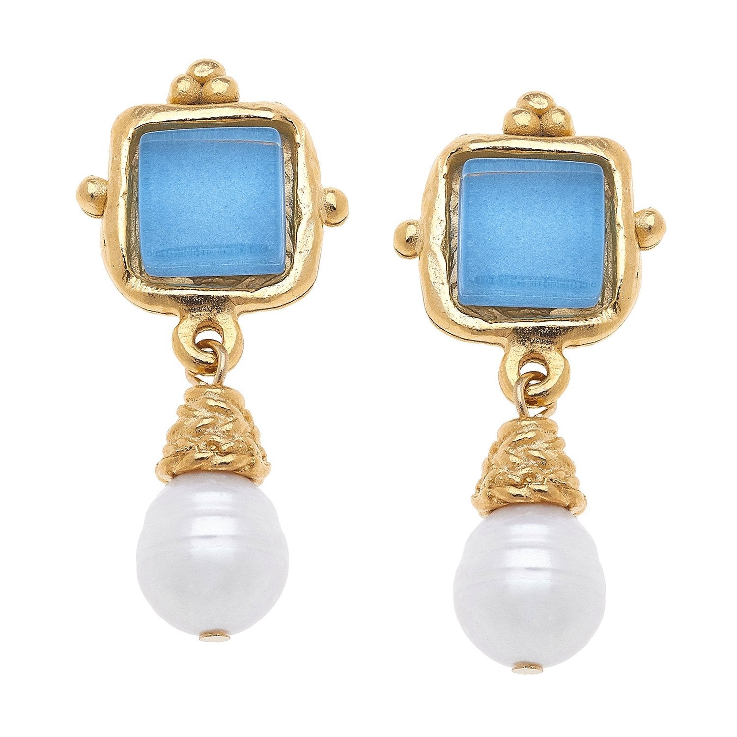 Charlotte Pearl Drop Earrings