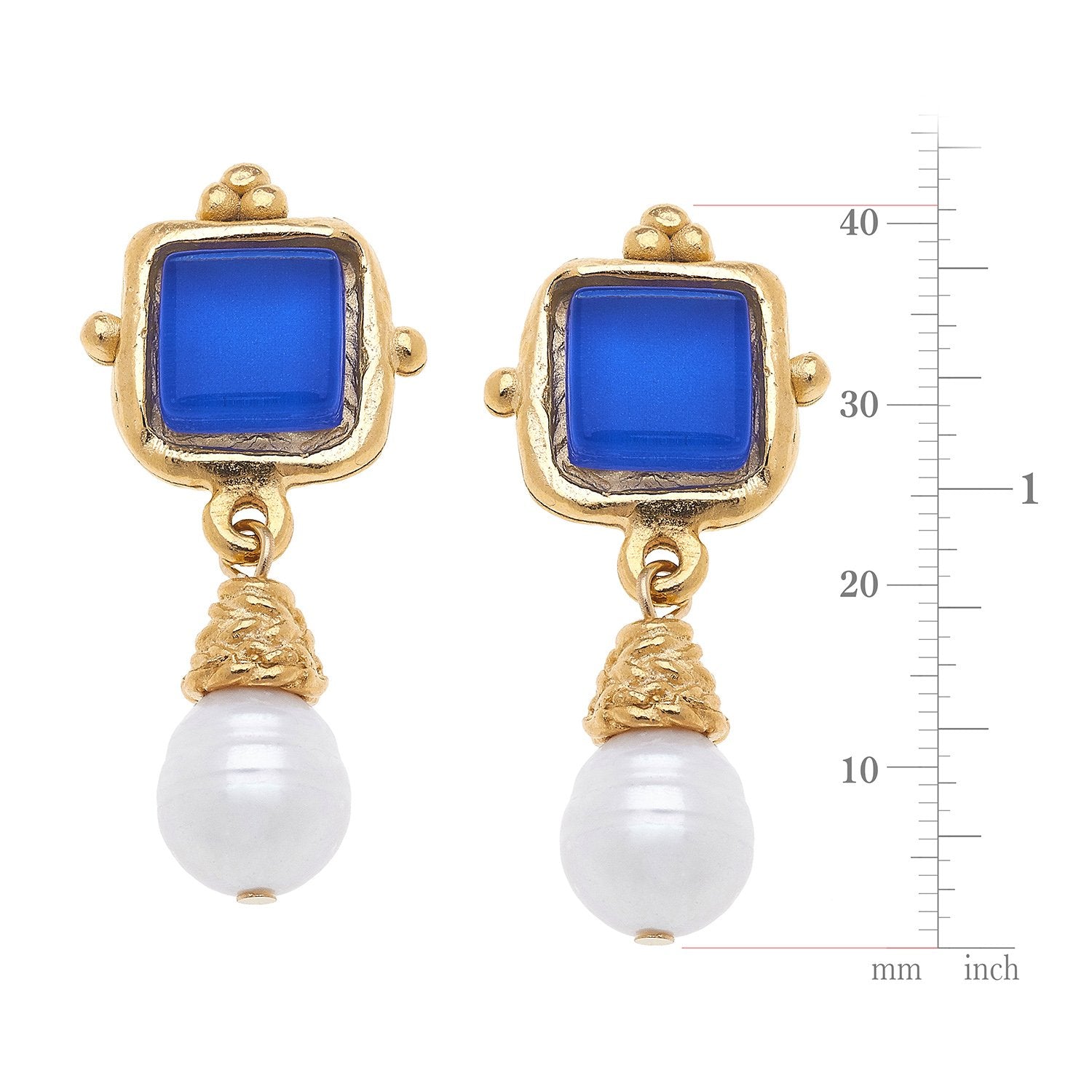 Charlotte Pearl Drop Earrings