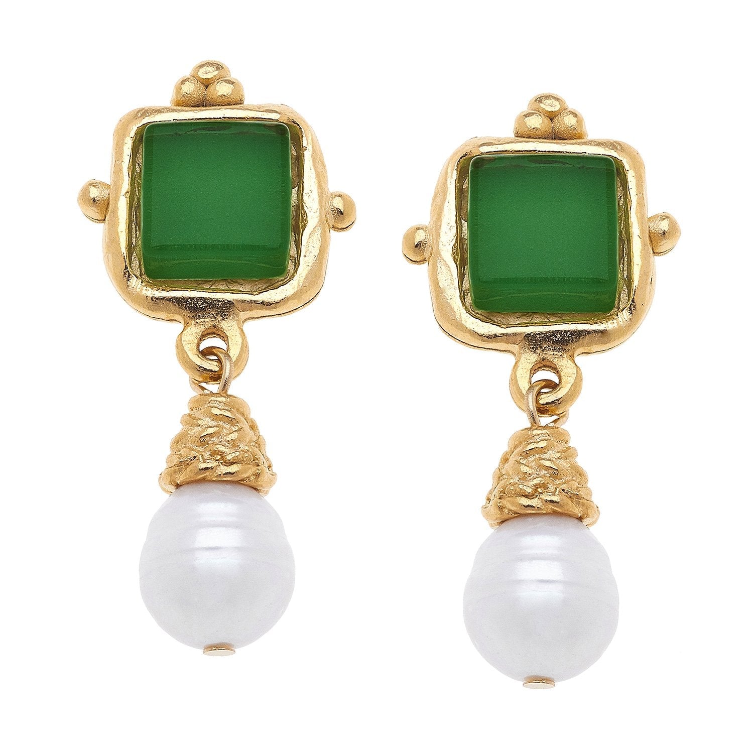 Charlotte Pearl Drop Earrings