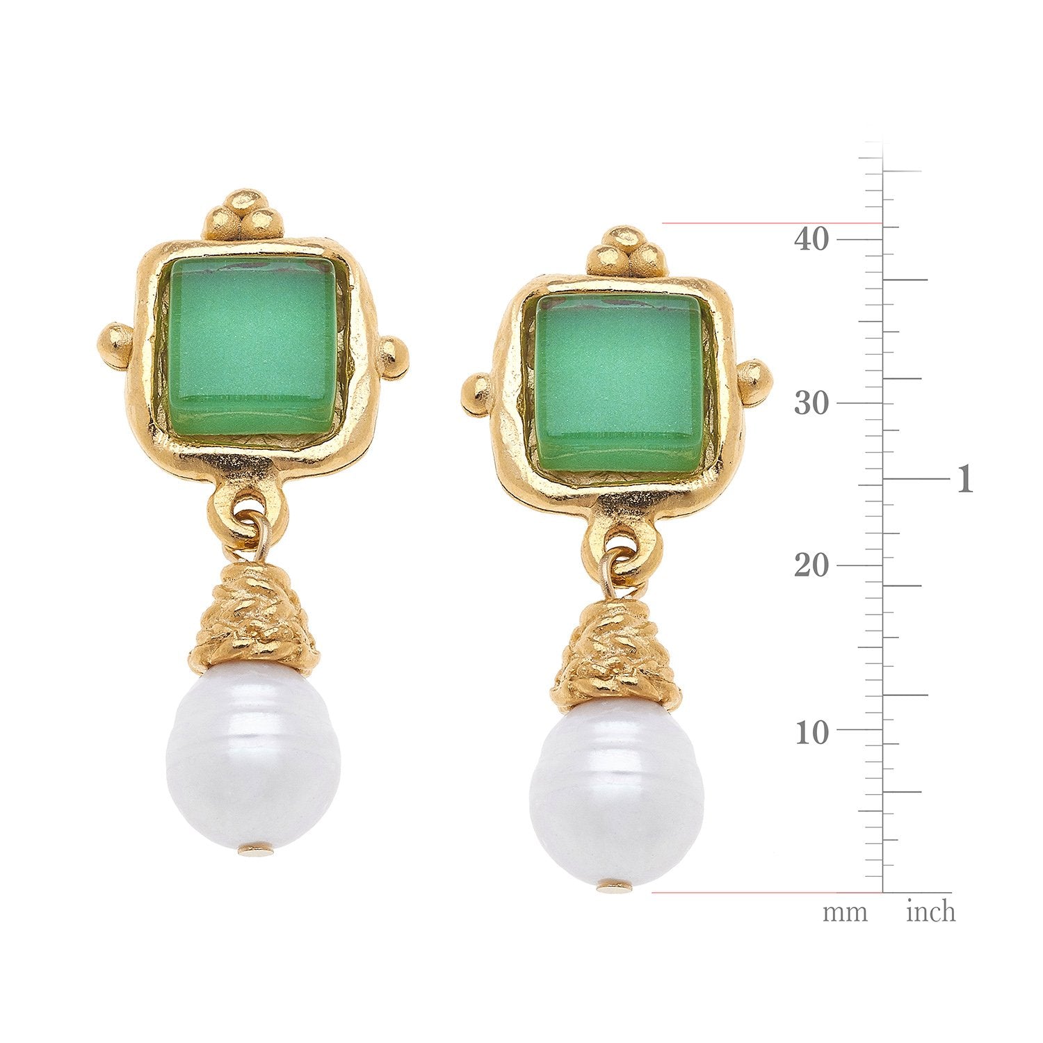 Charlotte Pearl Drop Earrings