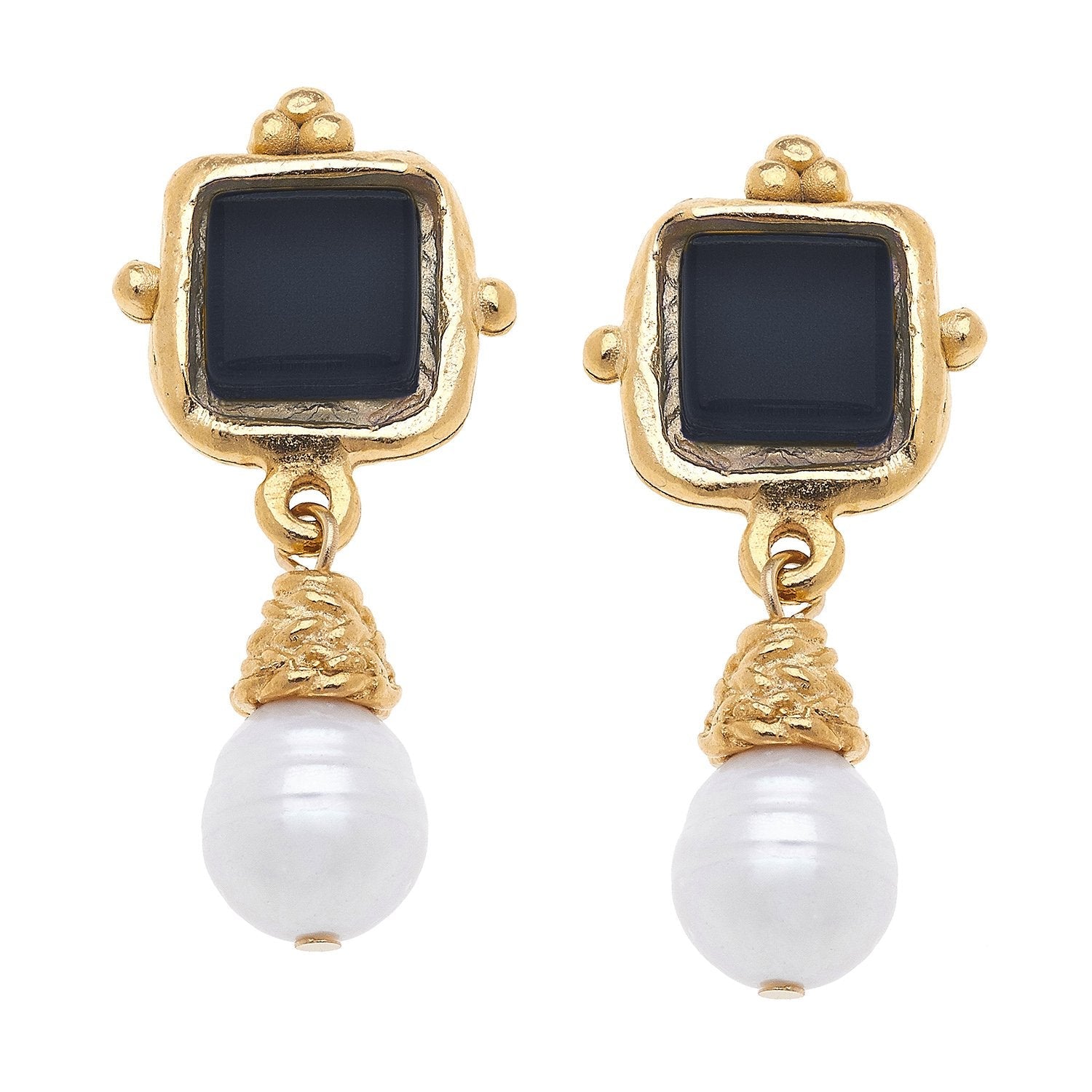 Charlotte Pearl Drop Earrings