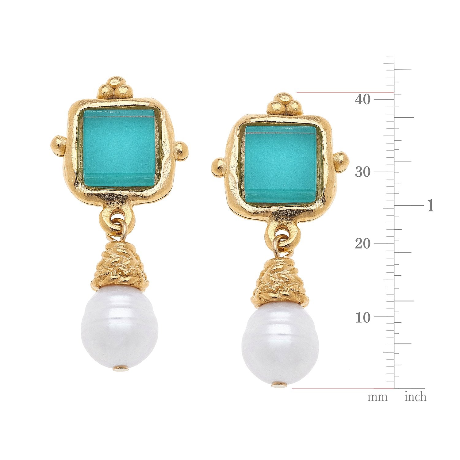 Charlotte Pearl Drop Earrings