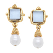 Charlotte Pearl Drop Earrings