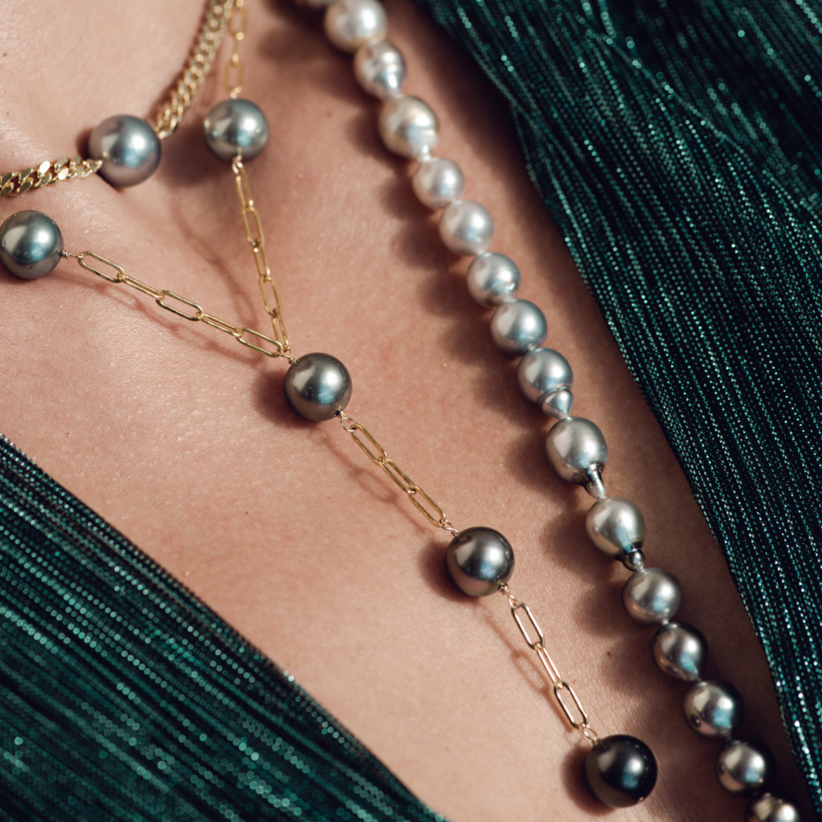 Kelly Tahitian Pearl Y Necklace