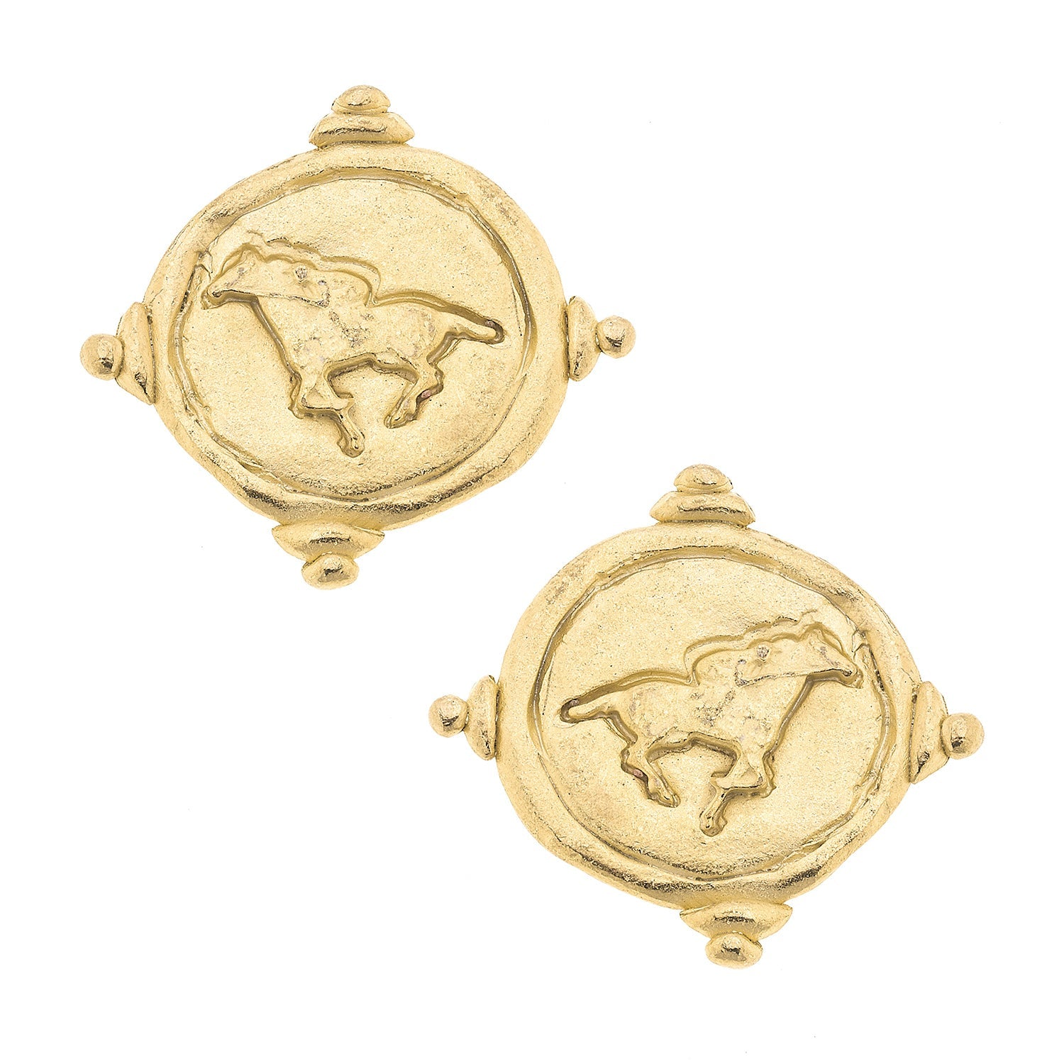 Mustang Intaglio Studs