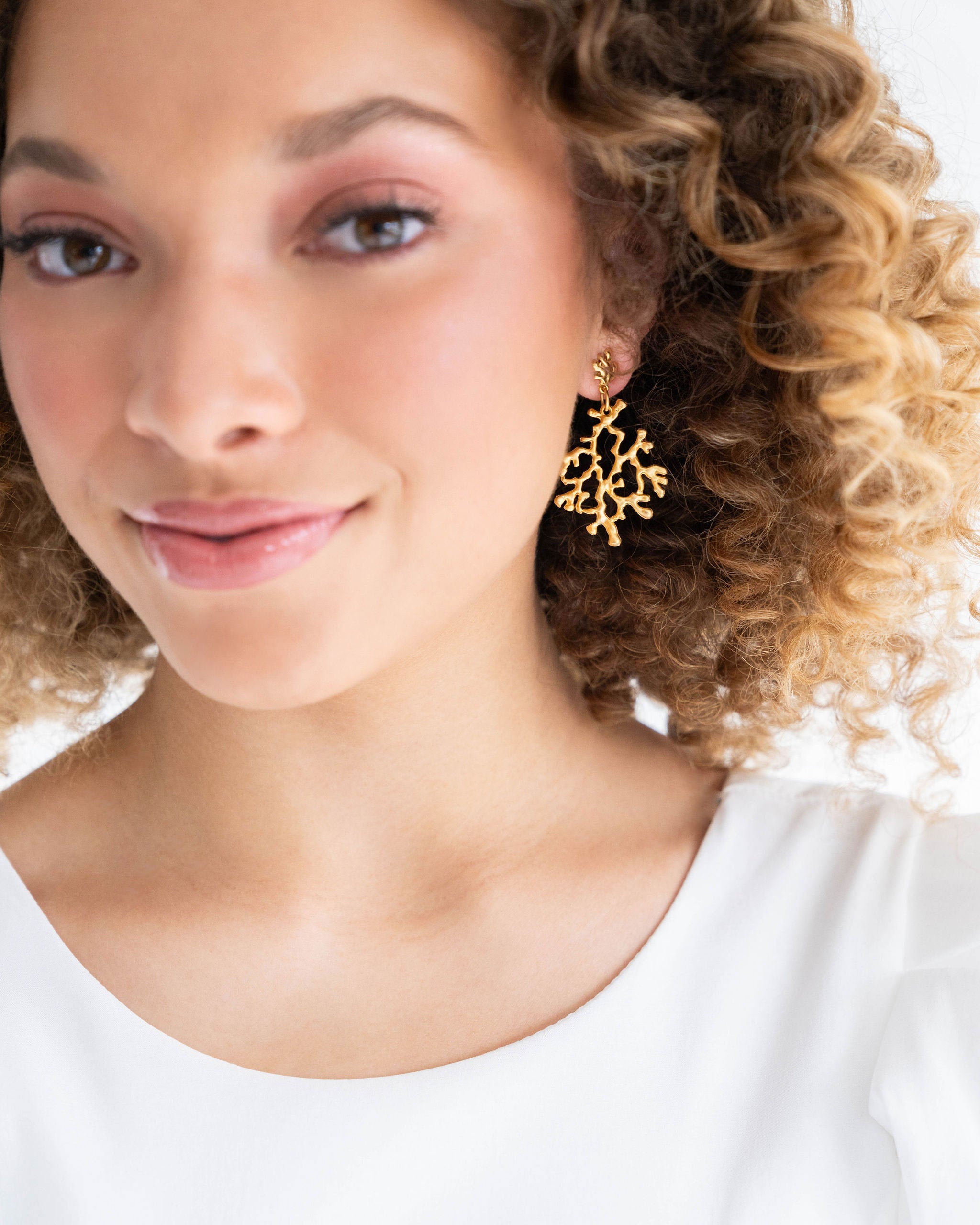 Coral Branch Earrings