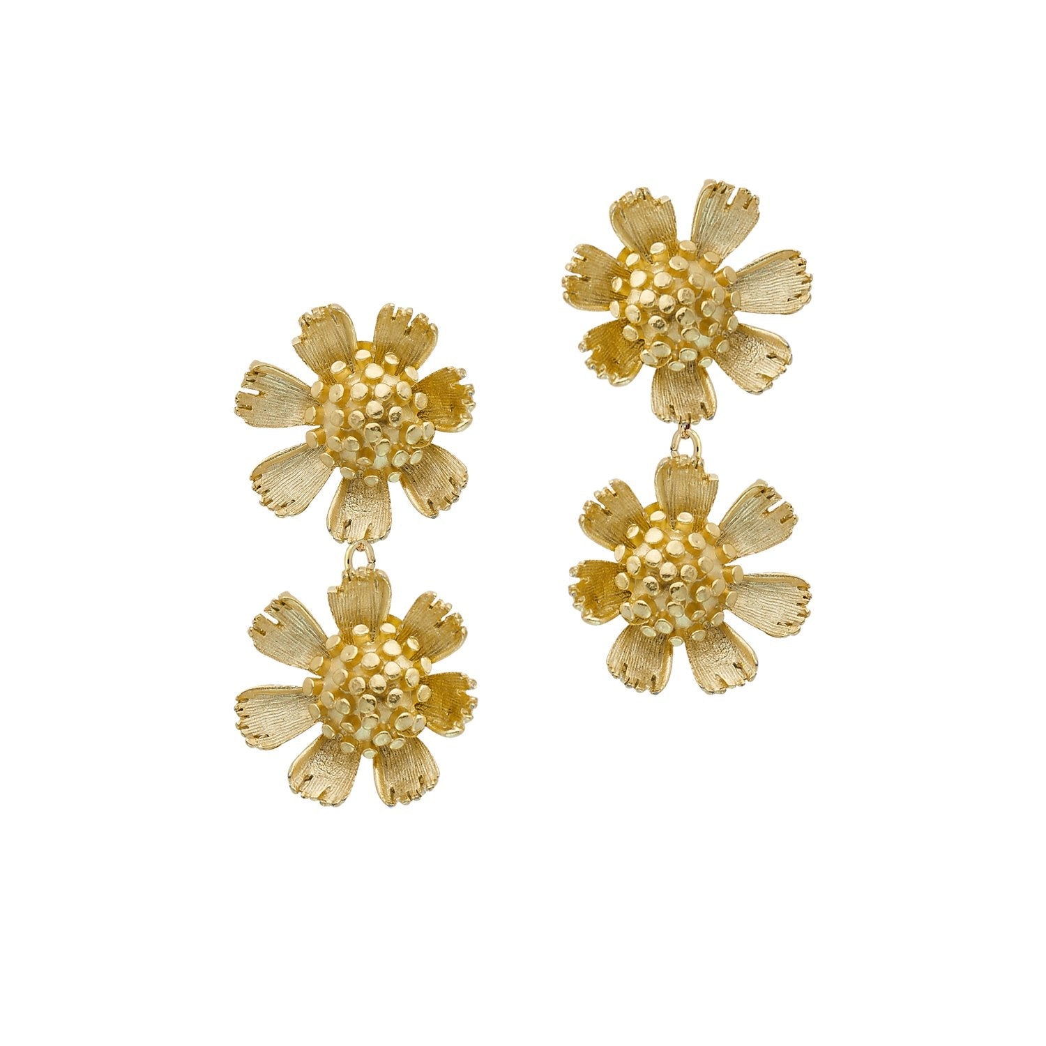 Doubled Up Buttercup Earrings