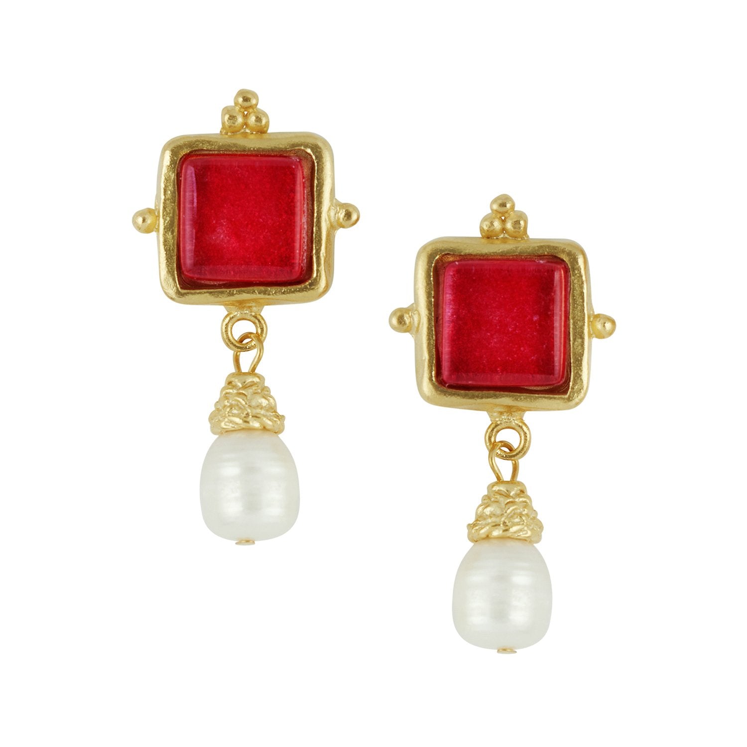 Madeline Pearl Drop Earrings