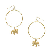 Bulldog Loop Earrings