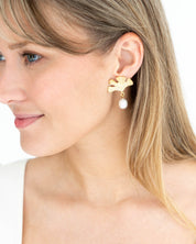 Ginkgo Drop Earrings