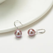 Teardrop Barqoue Pearl Hook Earrings