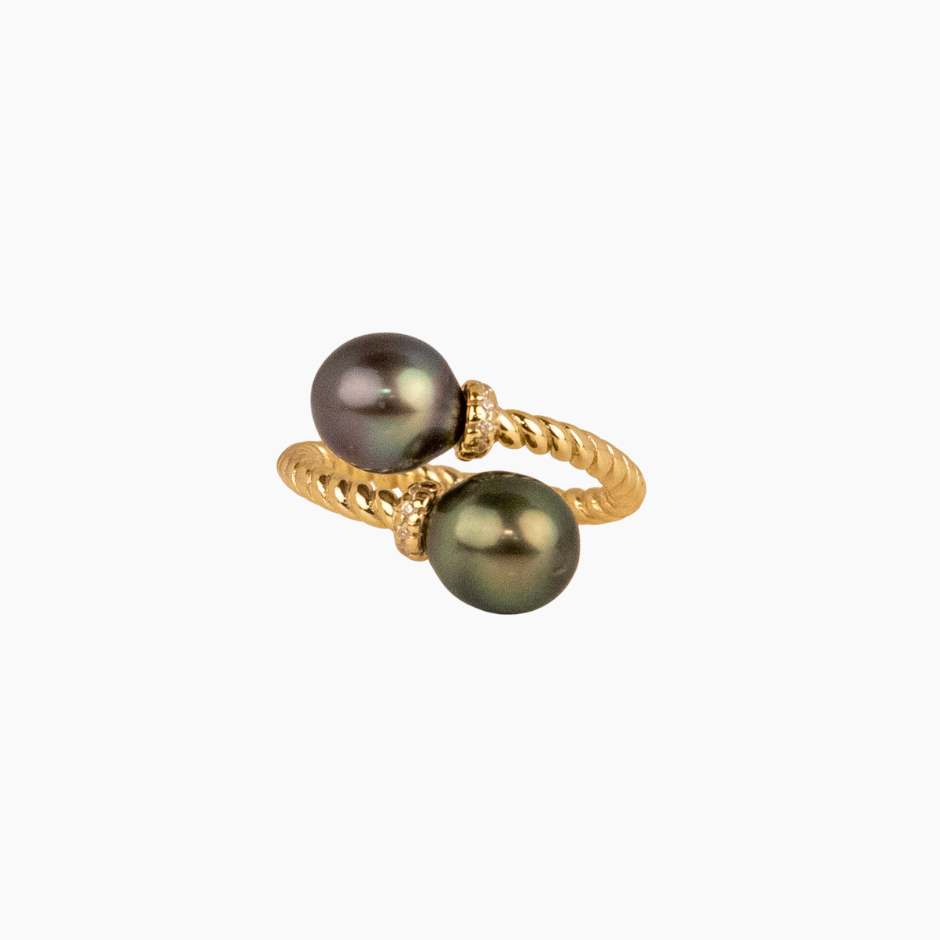 Beverly Tahitian Pearl Bypass Ring