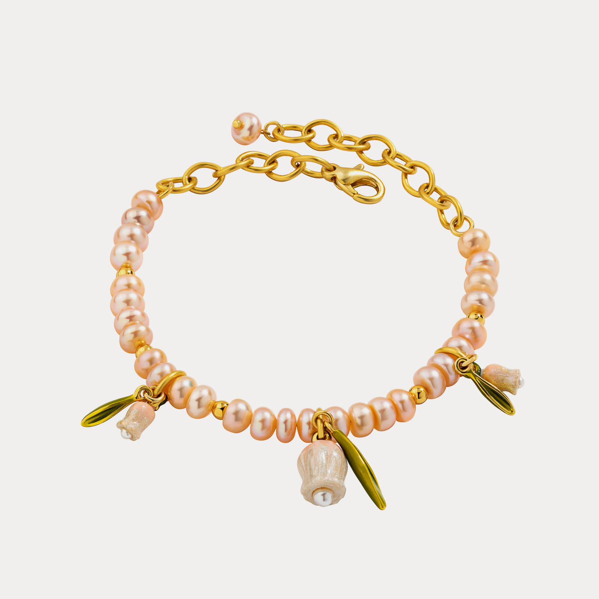 Lily Of The Valley Pearl Bracelet