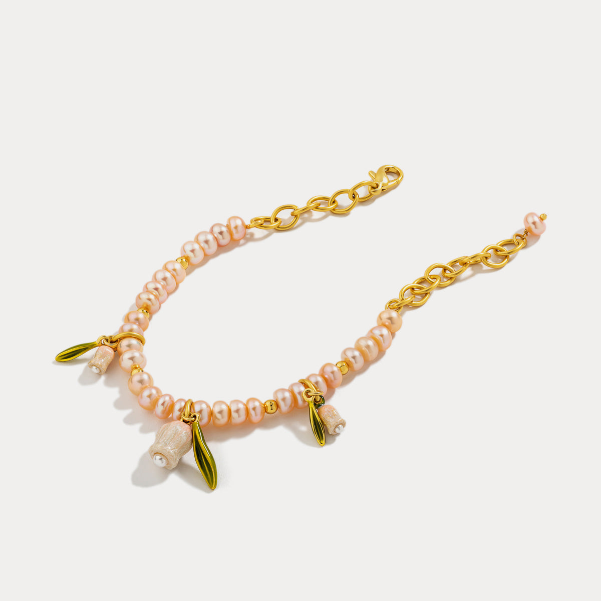 Lily Of The Valley Pearl Bracelet