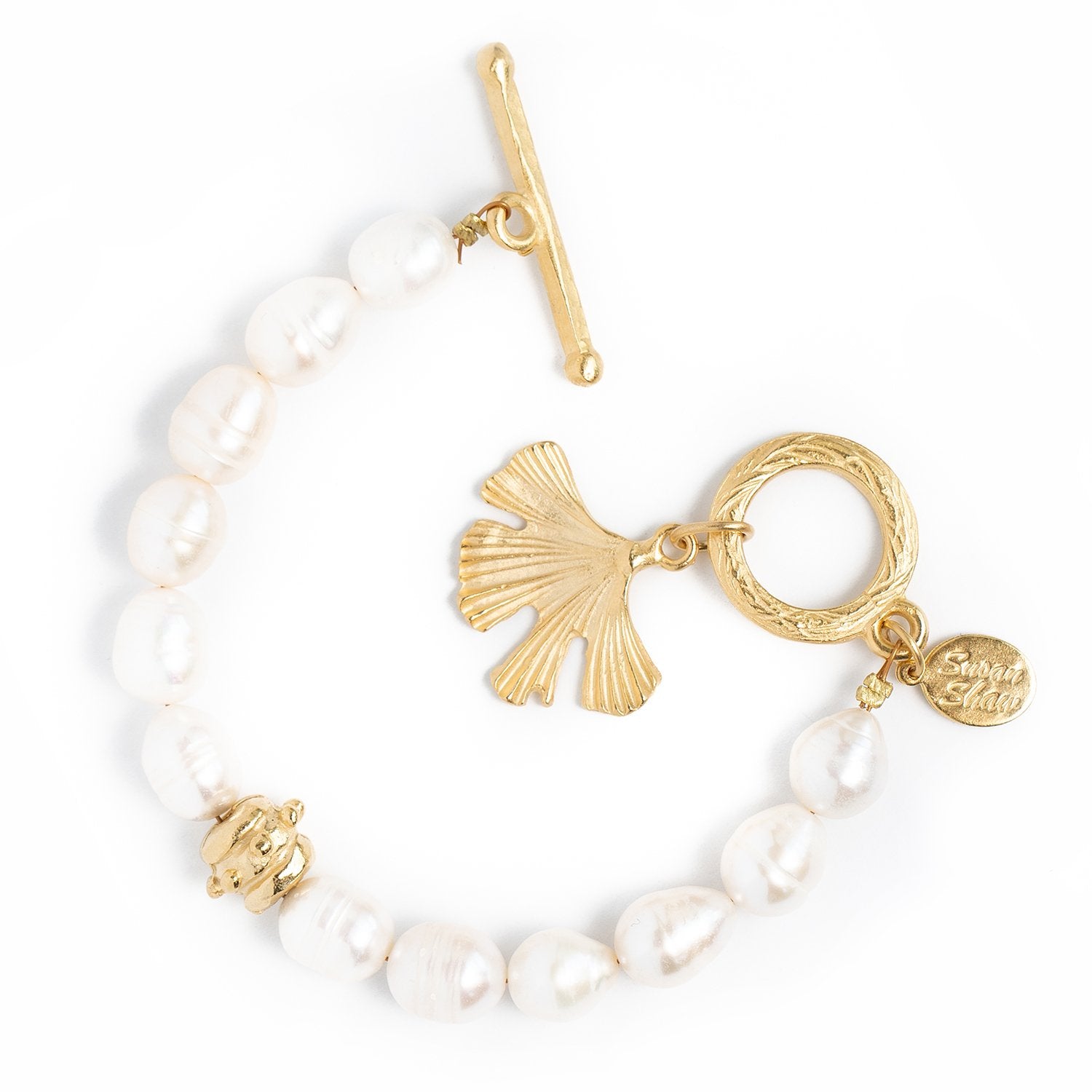 Ginkgo Pearl Bracelet