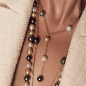 Kelly Multicolor Pearl Y Necklace