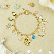 Moon Star Charm Bracelet