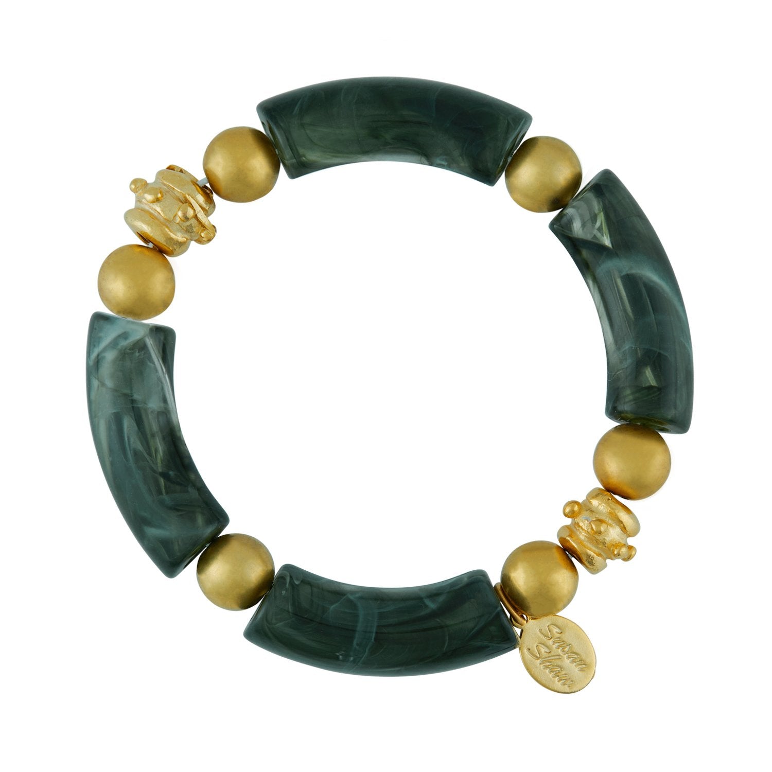 Olive Green Charleston Bracelet