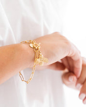 Bee Paperclip Bracelet