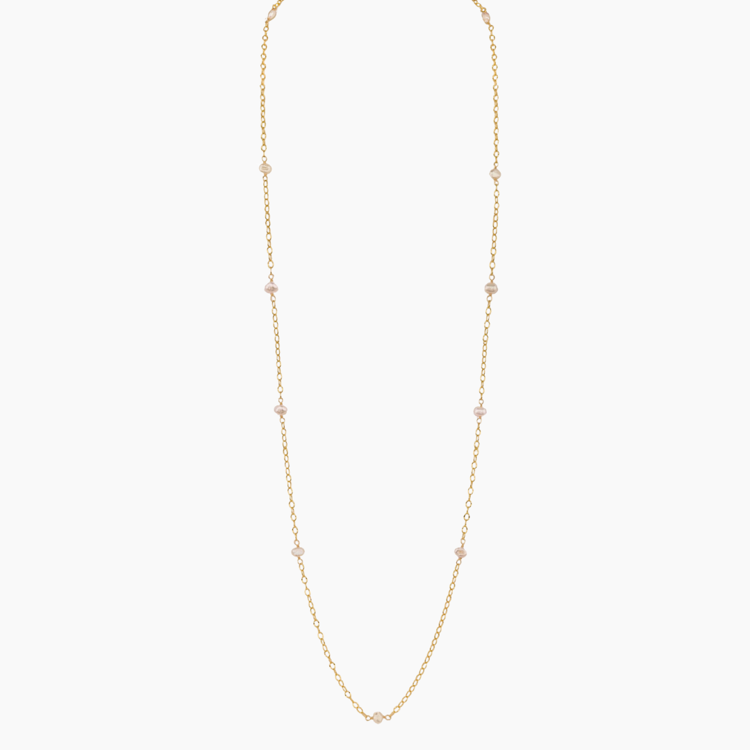 Levi White Pearl Necklace