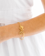 Bamboo Initial Bracelet