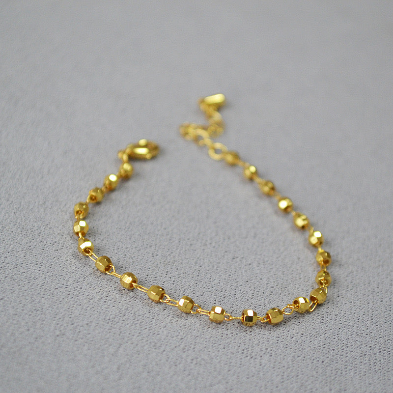 Mini Gold Ball Bracelet