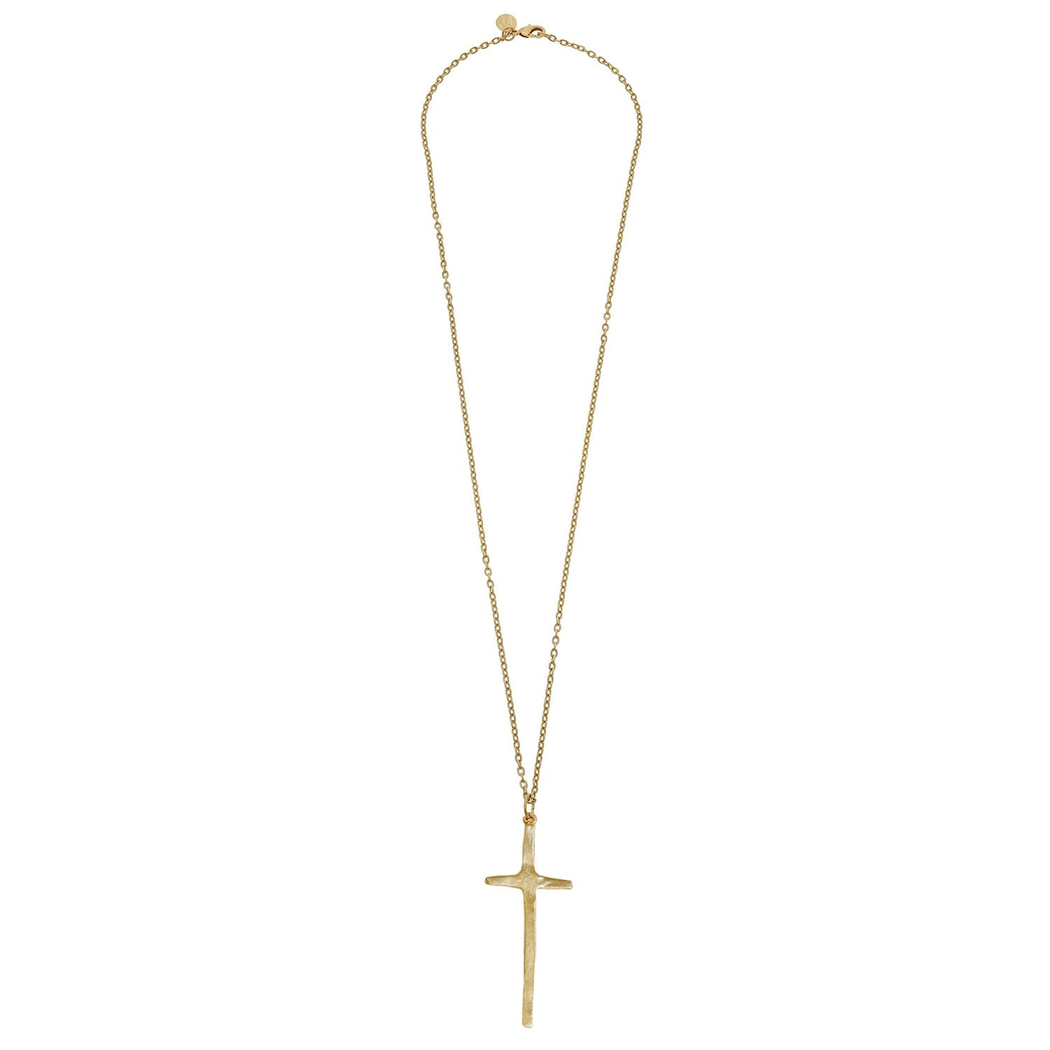 Long Tall Cross Necklace