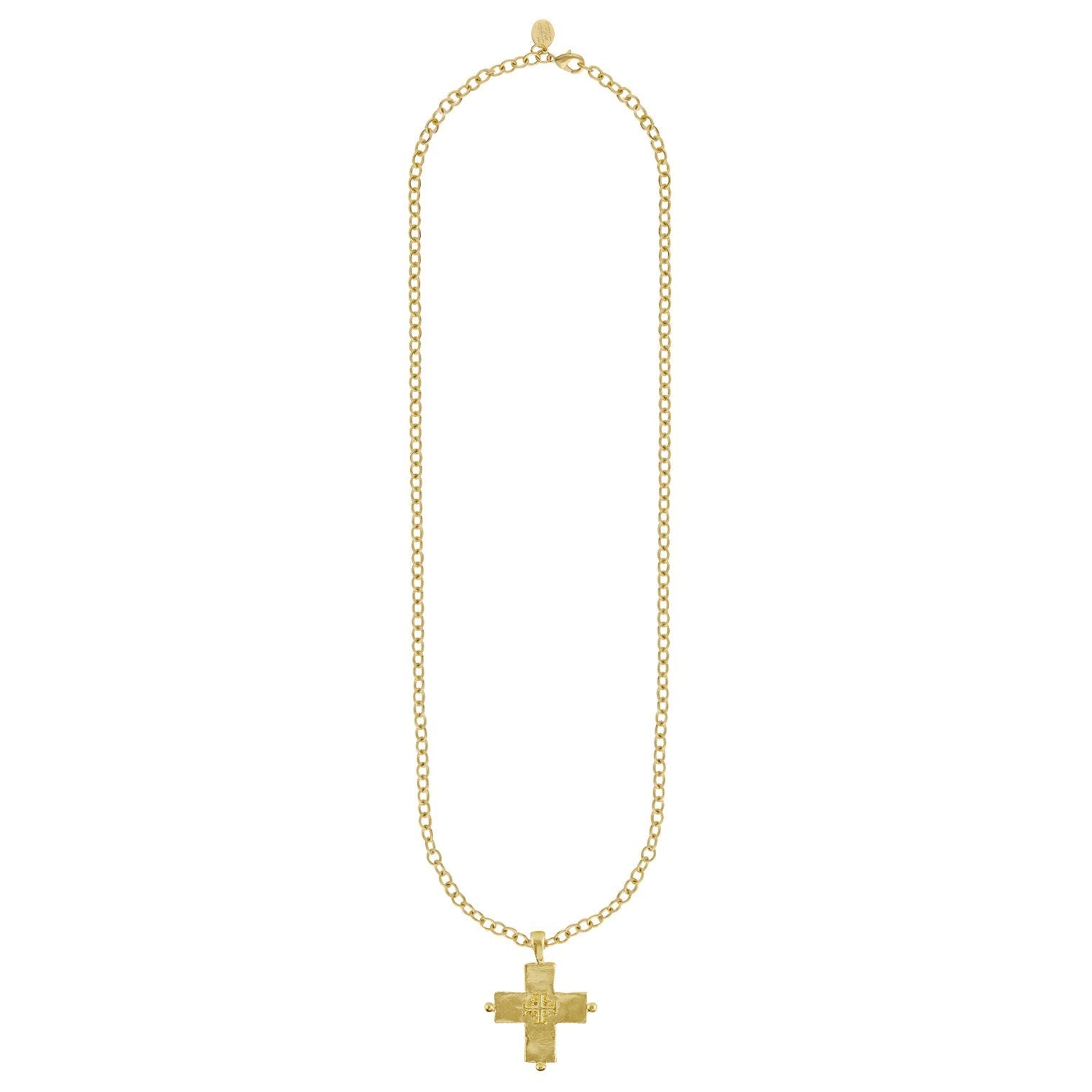 Long Jerusalem Cross Necklace