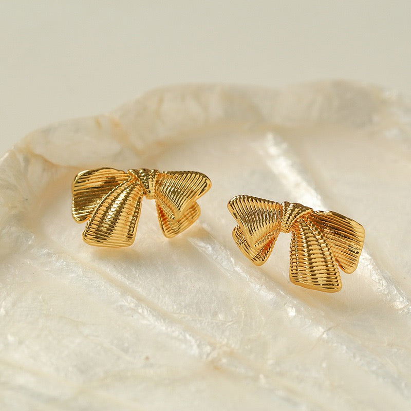 Bow Stud Earrings