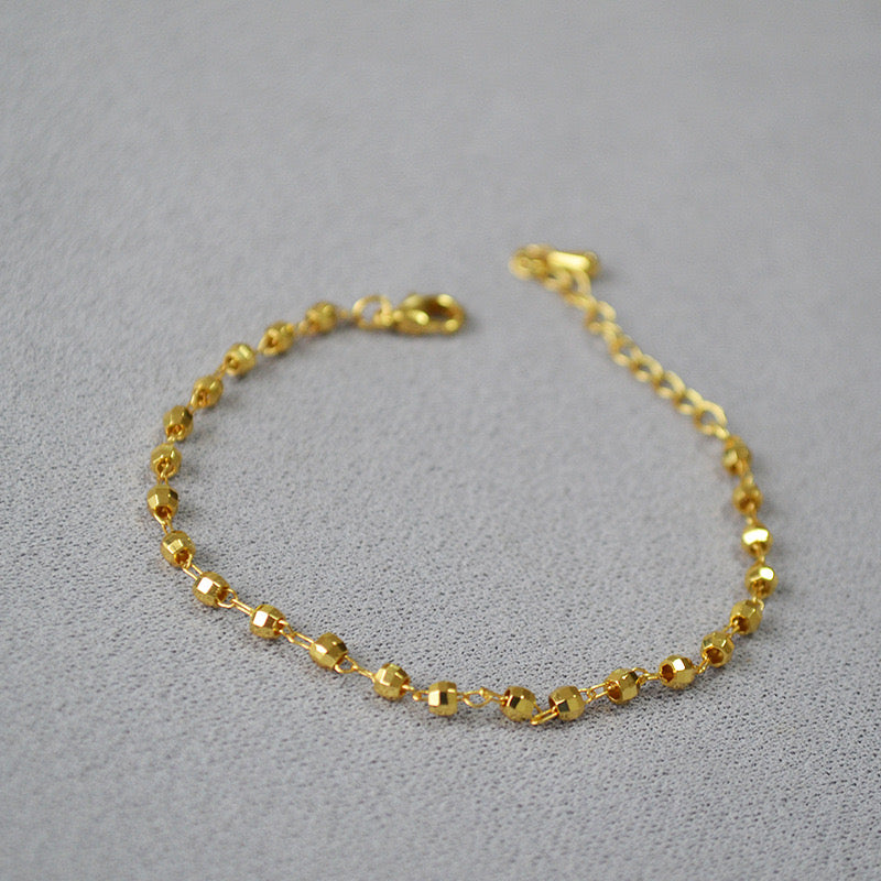 Mini Gold Ball Bracelet