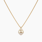 Felicia Golden South Sea Pearl Necklace