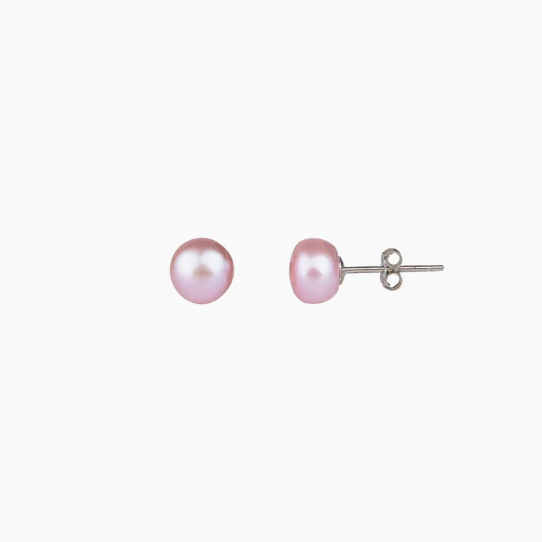 Lola Pink Freshwater Pearl Studs