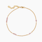 Divine Pink Keshi Pearl Anklet