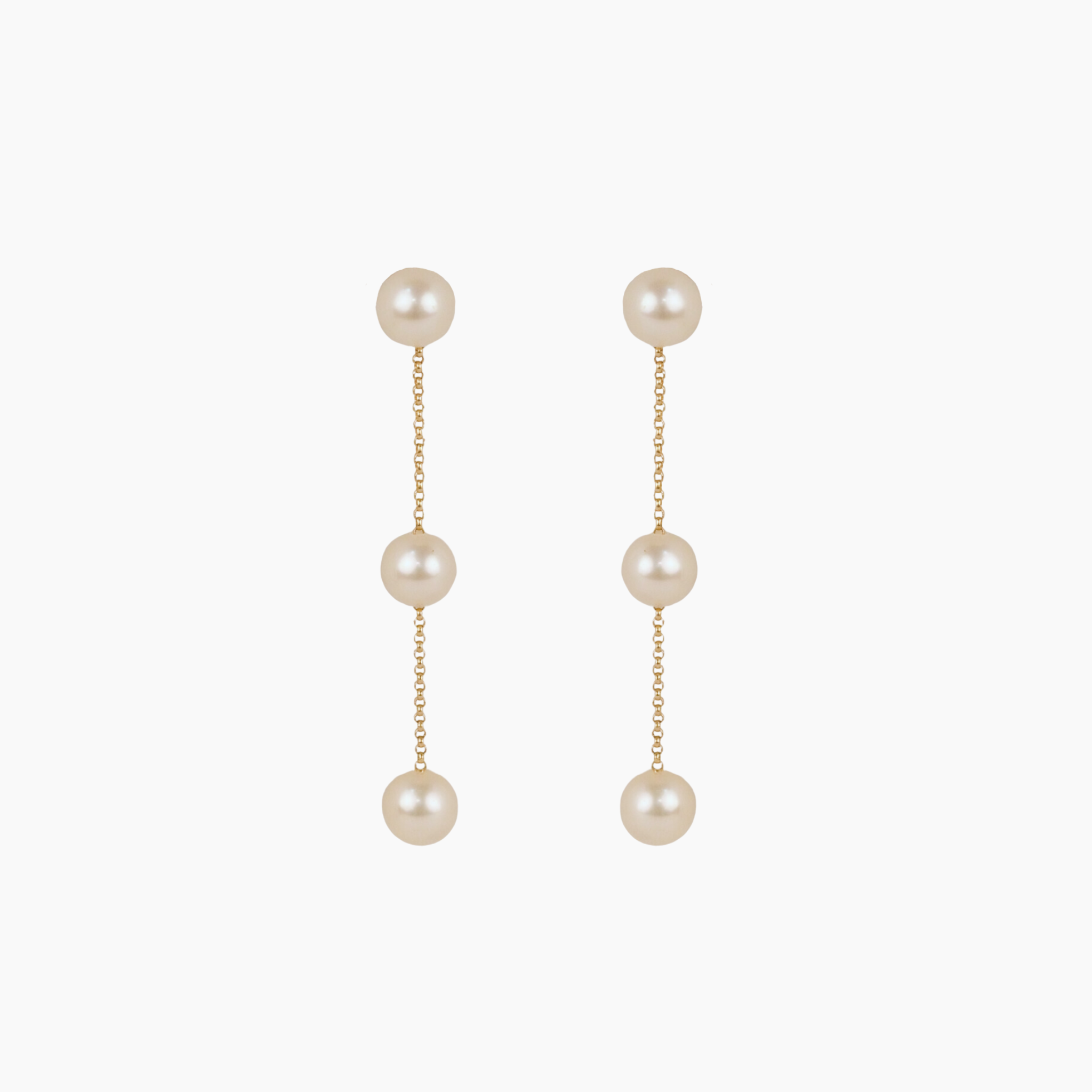 Isabel Long Pearl Earrings