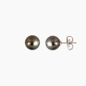 Tahitian Pearl Stud Earring Sterling Silver